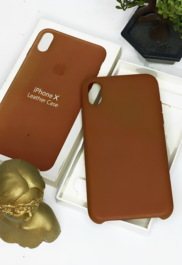 Leather Cover for iPhone X to protect safety