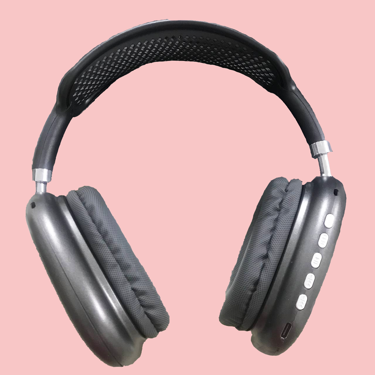 P9 Wireless Bluetooth Headphones Over-Ear Stereo Music with Microphone, Memory Card Support Lightweight, Microphone Included (Black )