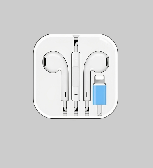 JOYROOM  Wired Earphones with Lightning Connector compatible with Apple iPhone White